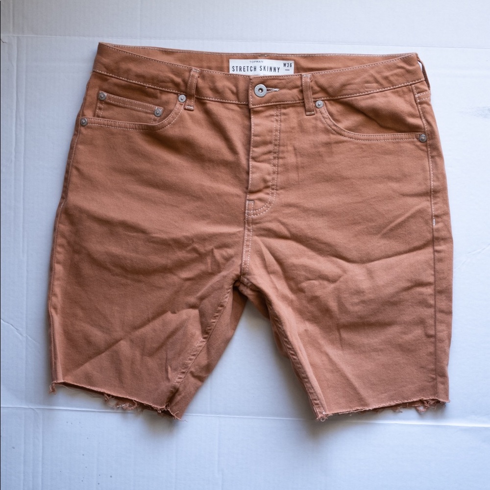 Topman Denim Cutoff Shorts